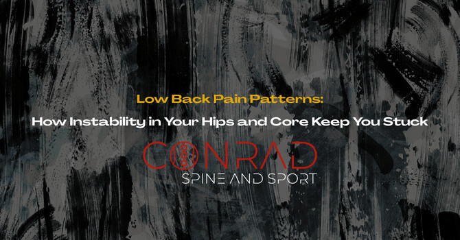 Low Back Pain Patterns: image